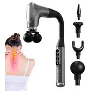 Heating Massage Tool - Percussion Wand 33cm, ABS Cordless Device | Extended Reach Vibrator, Long-Lasting Wellness Gear, Thoughtful Mother Present, Portable Spine Support, Effective Tension Reducer For