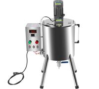 Heating Mixing Filling Machine, 15L/30L Stirring Tank, Liquid Paste Filler, 20-45 Bottles/min for Filling Creams and Liquids in Daily Chemicals and Food
