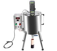 Heating Mixing Filling Machine, 15L Stirring Tank Lipstick Liquid Paste Filler, Stainless Steel for Dissolving & Filling Creams Cosmetics