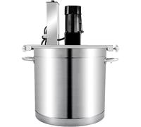 Heating Mixing Filling Machine, Stainless Steel Electric Jam Mixer, 20l,25l,40l Automatic Pot Stirrer Mixer, With Blade Mixing Scraper, For Soup Chili Sauce Beverage Jam Porridge(20l)
