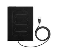 Heating Mouse Pad,Auto Monitor Temperature, 10x20cm, Electric Desk Mat, Heated Mouse Mat, Safe Overheat Protection, for Office, Dorm, Gaming, Study, Apartment Use