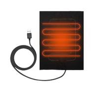 Heating Mouse Pad, Portable, 10x20cm, Heated Desk Mat, Electric Hand Warmer, Compact, for Home, Dorm, Office, Study, Apartment, Work