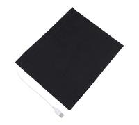 Heating Pad 1PCS 5V Usb Electric Usb Heater, Usb Heated Blanket Cloth Carbon Fiber Waterproof Heating for Clothes Pet Warmer 35℃-50℃ Black