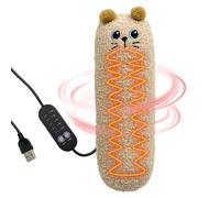 Heating Pad Cuddly Toy, Heating Pad Against Cramps, Small Multi-Purpose Heating Pad, Cat Heating Pad, USB Heating Pad, Animal Heating Pad with Timer for Travel at Home, Business, Car
