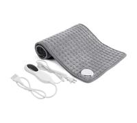Heating Pad for Back Pain Relief, Electric Heating Pads with 10 Heat Settings, 3 Auto Shut-Off, LED Controller, Soft Heating Pad for Shoulder, Neck, Period Cramps, Machine-Washable (50 * 100CM)