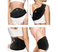 Heating Pad for Back Pain Relief| Washable Period Heat Pad for Cramps |Cordless Portable Warm Pad with Velcro Strap | Electric Heat Pad with Rechargeable Battery …