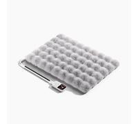 Heating Pad for Dog, Heated Pet Mat, with Removable Cover, Soft and Comfortable, Safe and Waterproof, Suitable for Various Pets(Grey,Medium)