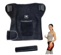 Heating Pad for Hip Pain Relief Hip Heating Pad with Red Light, Heated Brace for Women & Men with 3 Heat Settings, Portable USB for Comfort