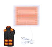 Heating Pad for Jackets | USB Thermal Mat 5V | Portable Electric Warmer for Clothing | for Vest Jacket Winter Camping Travel Cycling Hiking