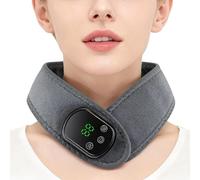 Heating Pad for Neck | 5 Heat Settings Electric Warmer Brace - Electric Heated Neck Wrap with Vibration Massage,for Women Men Elderly Home Workplace Daily Relaxation After Exercise Cold Weather