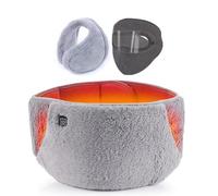 Heating Pad for Period Cramps | Cramp Heating Pad with USB Power | Menstrual 105cm with Face Cover & Earmuffs | Crystal Velvet Heat for Home Office Travel