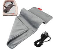 Heating Pad For Period Cramps - Electric Shoulder Heater, USB Powered Velvet Pad, Soothing Warmth Device | Neck Back Leg Knee Abdomen Relief | Portable Waterproof Heater For Bed Sofa Workplace Car Com