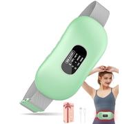 Heating Pad for Period Pain-Period Belt with Digital Display Screen,Period Heat Pad 4 Timer Auto Off Setting,Rechargeable Period Cramp Heat Pad for Back Pain and Stomach Pain