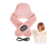 Heating Pad for the Neck - Wireless Vibration Warmer | Neck and Shoulder Heat Pad | For Relieving Discomfort Muscle Relaxation for Shoulder Back Men Seniors Home Office Travel Wint