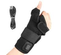Heating Pad - Plug in Sleeve Warmer, 3 Level Adjustable Wrist and Thumb Brace, Support, Electric Hand Warmer, Comfortable Accessory for Home, Work, and Travel, 24.8x6.97 Inches