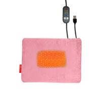 Heating Pad, Puppy Electric Thermal for Pets, 5 Temp Level Sleeping Pad, Safe Use Words, Quick Warm Feature, Pet Tool, Home Accessory for Farmhouse Garage Cage Living Room 11.8x7.8 Inches