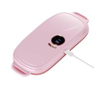 Heating Pad Rechargeable - Heat Levels and Vibration Massage | 9 Levels Elastic Abdominal Warmer,Anti-Scald Abdominal Heating Pad for Menstrual Home Sports Recovery Travel Daily Commuting Workplace