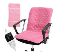 Heating Pad with 30 Temperature Settings and 12 Timer Options Weighted Heating Pad for Period Cramps Suitable for Shoulders, Neck, Waist, Abdomen, Back,Pink