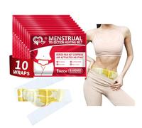Heating Pads for Period Cramps, Menstrual Heating Belts, Portable Period & Back Heat Therapy Belts, Air Activated Heating, 8 Hours Soothing Heat Relief - 10 Pack Discreet, Cord-Free HeatWraps