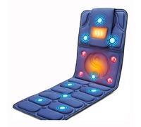 Heating Pads Full Body Massage Mat with Heat, 9 Motors Vibrating Massage Mattress Pad, Full Body Massager Cushion for Neck and Back,Lumbar Calf Muscle Relaxation Massage