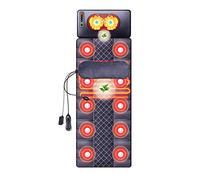 Heating Pads Massage Mat with Heat with 20 Neck Shiatsu Kneading Massage Heads, Vibrating Massage Mattress Pad 9 Modes 9 Levels, Full Body Massager Cushion Relieve Neck B