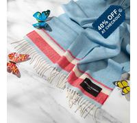 Heating & Plumbing London Bedtime Stories - 100% Merino Kids Blanket - Summer Sky