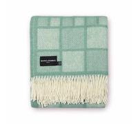 Heating & Plumbing London Evening Tales - Pure New Wool Blanket - Mosaic Mint