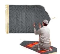 Heating Prayer Rug - Adjustable Temperature Floor Pad | Electric Heating Rug for Prayers - for Yard Car Seat Sofa Tent Seniors Adults Men Women Yoga Workout