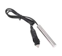 Heating Rod 12v Waterproof Metal Immersion Heater DC Vehicle Mounted Portable Water Heater, Black Hot Water Portable Electric