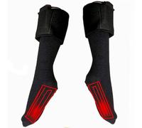 Heating Socks,Battery Powered Heated Long Socks for Cold Winter - Heated Knitting Socks for Men Women, Portable Heated Socks for Camping Fishing Cycling Hunting Hiking