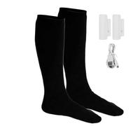 Heating Socks | USB Rechargeable Cold Weather Stocking | 2200mAh Battery Powered Thermal Socks with 3 Heating Levels | for Men Women Camping Work Fishing Skating