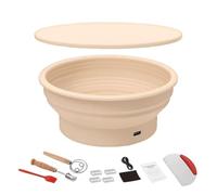 Heating Sourdough Bread Proofing Basket Set, Sourdough Starter Warmer - 4 Heat Silicone Electric Batt Settings, Thermostatic