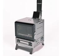 Heating stove Portable Outdoor Tent Stove, Camp Stove Camping Stove Wood Stove Wood Burning Stove with Chimney Pipe, Compable with Camping Cookware for Winter Camping