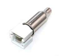Heating Tube Temp Sensor With 4.8k Ohm Resistance For Most Drum Washing Machines To For Ensure Accurate Temperature Control And Efficient Cleaning Performance In Silver Metal Finish(1PCS)