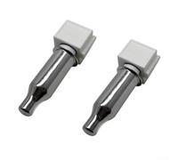 Heating Tube Temp Sensor With 4.8k Ohm Resistance For Most Drum Washing Machines To For Ensure Accurate Temperature Control And Efficient Cleaning Performance In Silver Metal Finish(2PCS)