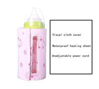 Heating USB Charging Universal Thermostat Bottle Insulation Set Household Warm Milk Warm Milk Bottle Heater Pink Not Adjustable