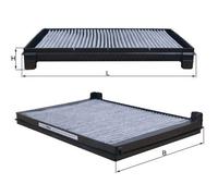 MAHLE LAK 1422 Pollen filter