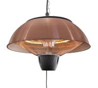 Heatlab 1.5kW Halogen Bulb Electric Infrared Hanging Patio Heater in Copper