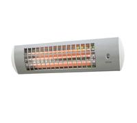 Heatlab 1.8kW Wall Mounted Patio Heater 3 Settings Quartz Outdoor White