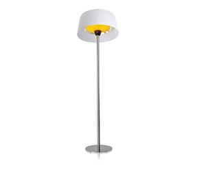Heatlab 2.1KW Free Standing Outdoor Lamp Shade Heater with Stainless Steel Stand and Base in White