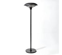 Heatlab 2.1kW Halogen Bulb IP44 Freestanding Patio Heater with 3 Power Settings in Black