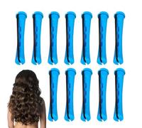 Heatless Curlers, Curling Rod | 12x Curling With Non-slip Rubber Ties - Tool, Portable Styler For Home Use And Travel