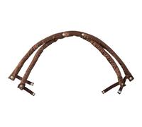 Heatless Curlers for Women 2Pcs/Set No-Damage Stuffed Heatless Curls Overnight with Snap Button Long Size Elastic Satin Hair Curlers to Sleep In for Thin and Thick Hair