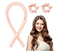 Heatless Curlers Headband，Hair Curlers No Heat，Silk Hair Curler，Heatless Hair Curlers，Heatless Curling Rod Headband，Hair Wrap Curler，Heatless Curls Headband，Silk Hair Curler，with Two Hair Ties