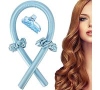 Heatless Curlers Headband,Heatless Curls,No Heat Wave Hair Curlers Styling Tools for Long Medium Hair,Hair Curlers Make Hair Soft And Shiny(Blue)