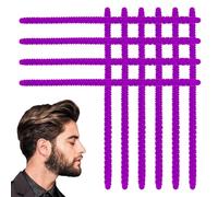 Heatless Curling Rod - Elastic Flexible Silicone Perm Bar,Silicone Salon Tools Styling Perm Rods, Curly Hair Styling Tools Perm Kit for Long and Short Hair