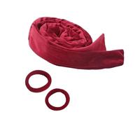 Heatless Curling Rod Headband No Heat Hair Curler Lazy Rollers Soft Curlers Sleeping Curls Styling Tools(1-Wine red)