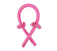 Heatless Curling Rod Headband No Heat Silk Curls Ribbon Hair Rollers Sleeping Soft Lazy Curlers Foam Styling Tools(Rose Red)