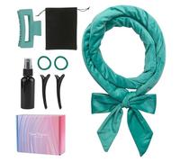 Heatless Curling Set, Heatless Curlers Headband, Rollers for Heatless Curls, Heatless Curler, Women Heatless Curls, 8 PCS Curling Rods Gift Set, Hair Curlers No Heat for Short & Long Hair, Green