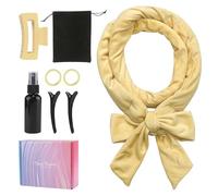Heatless Curling Set, Heatless Curlers Headband, Rollers for Heatless Curls, Heatless Curler, Women Heatless Curls, 8 PCS Curling Rods Gift Set, Hair Curlers No Heat for Short & Long Hair, Beige